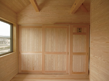 オリジナルの手作り木製建具