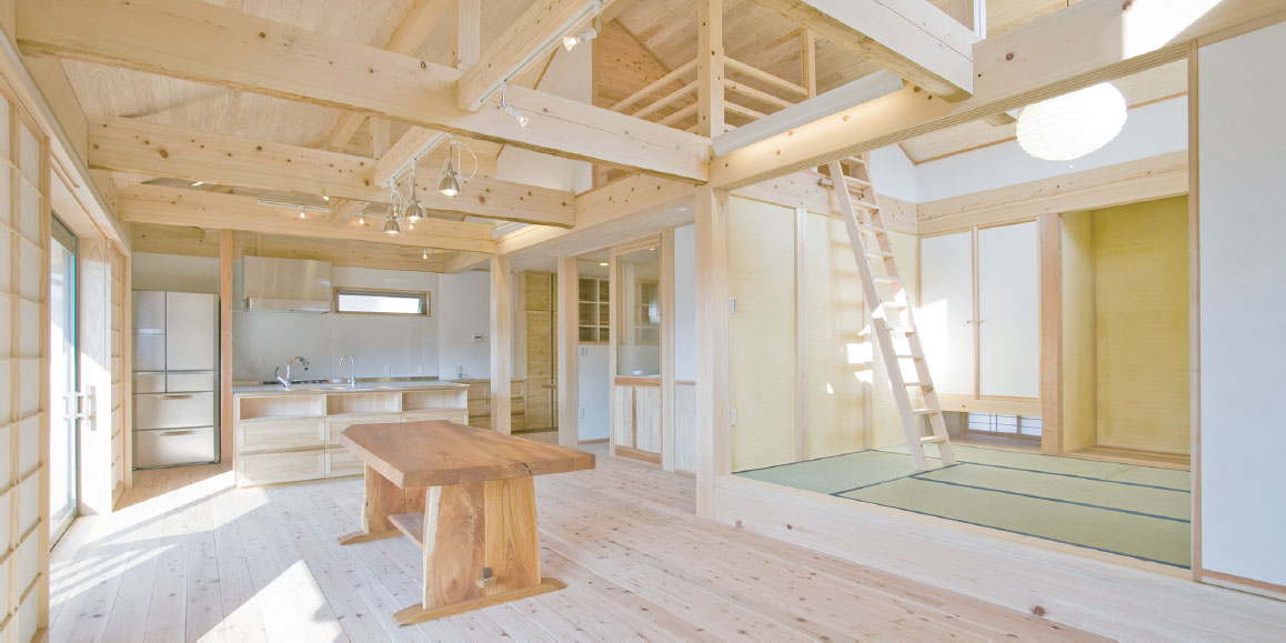 自然素材の木製建具