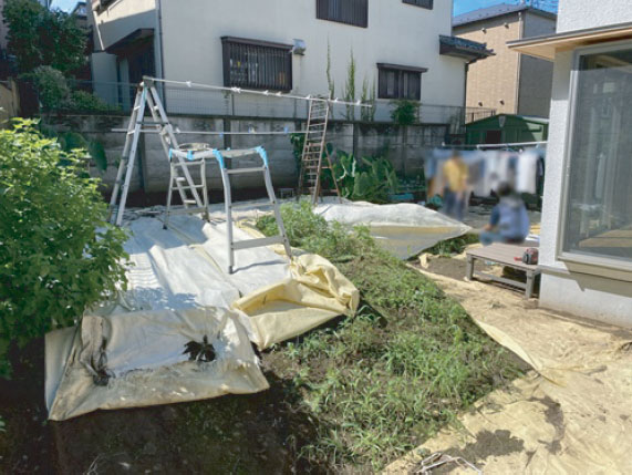 朝霞市の家 外構編02
