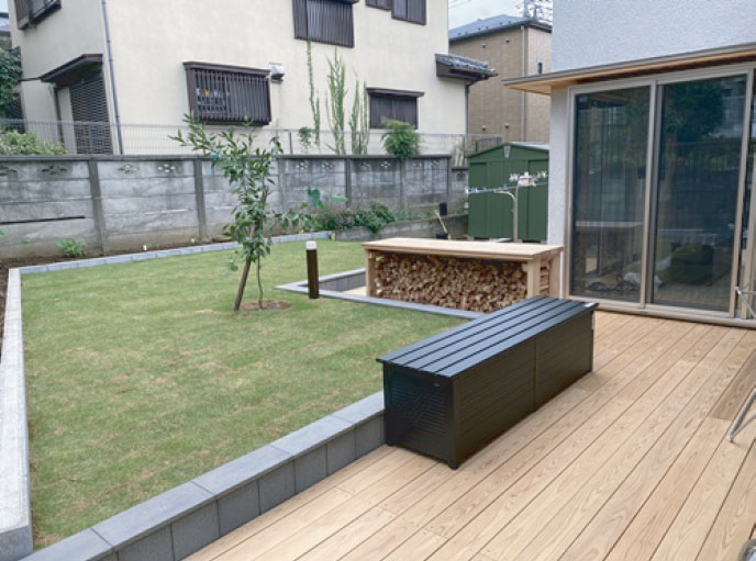 朝霞市の家 外構編02