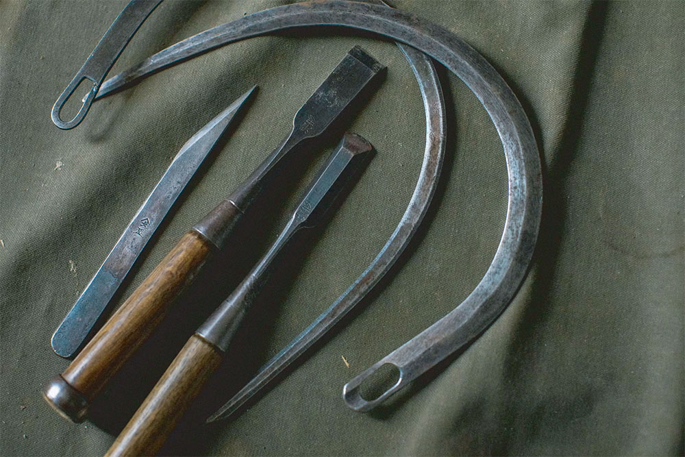 草土舎が大切にする、こだわりの仕事道具。その2