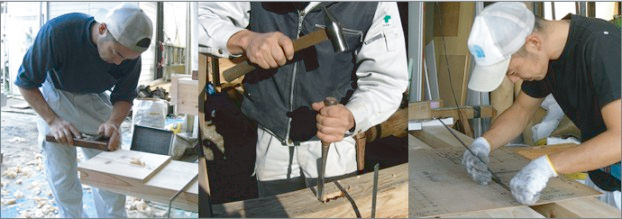 伝統工法木組みの家